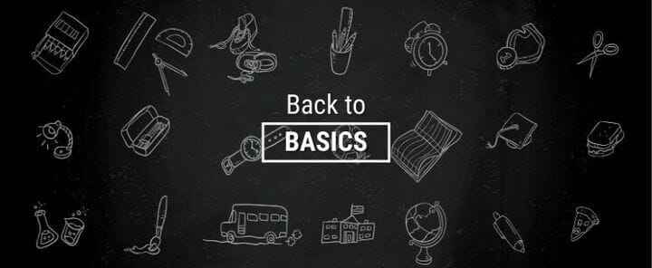 Back to basics