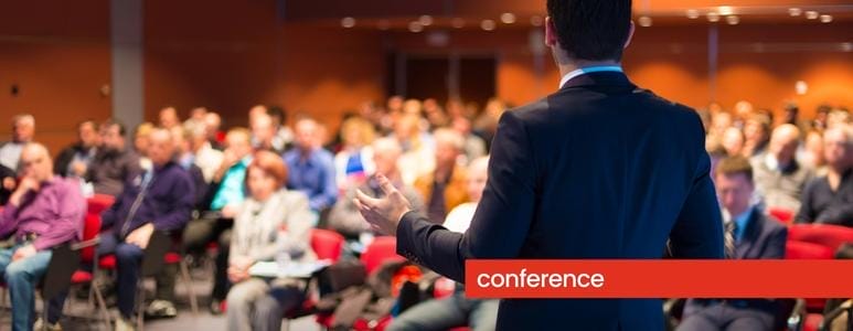Man Speaking At Hypnosis Conference