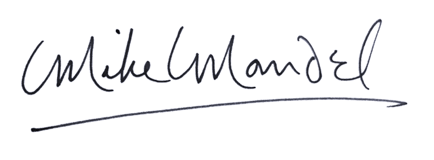 Underlined Signature Graphology Mike Mandel